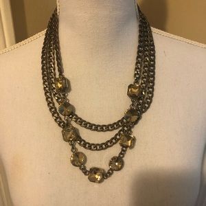 3 strand Statement Necklace